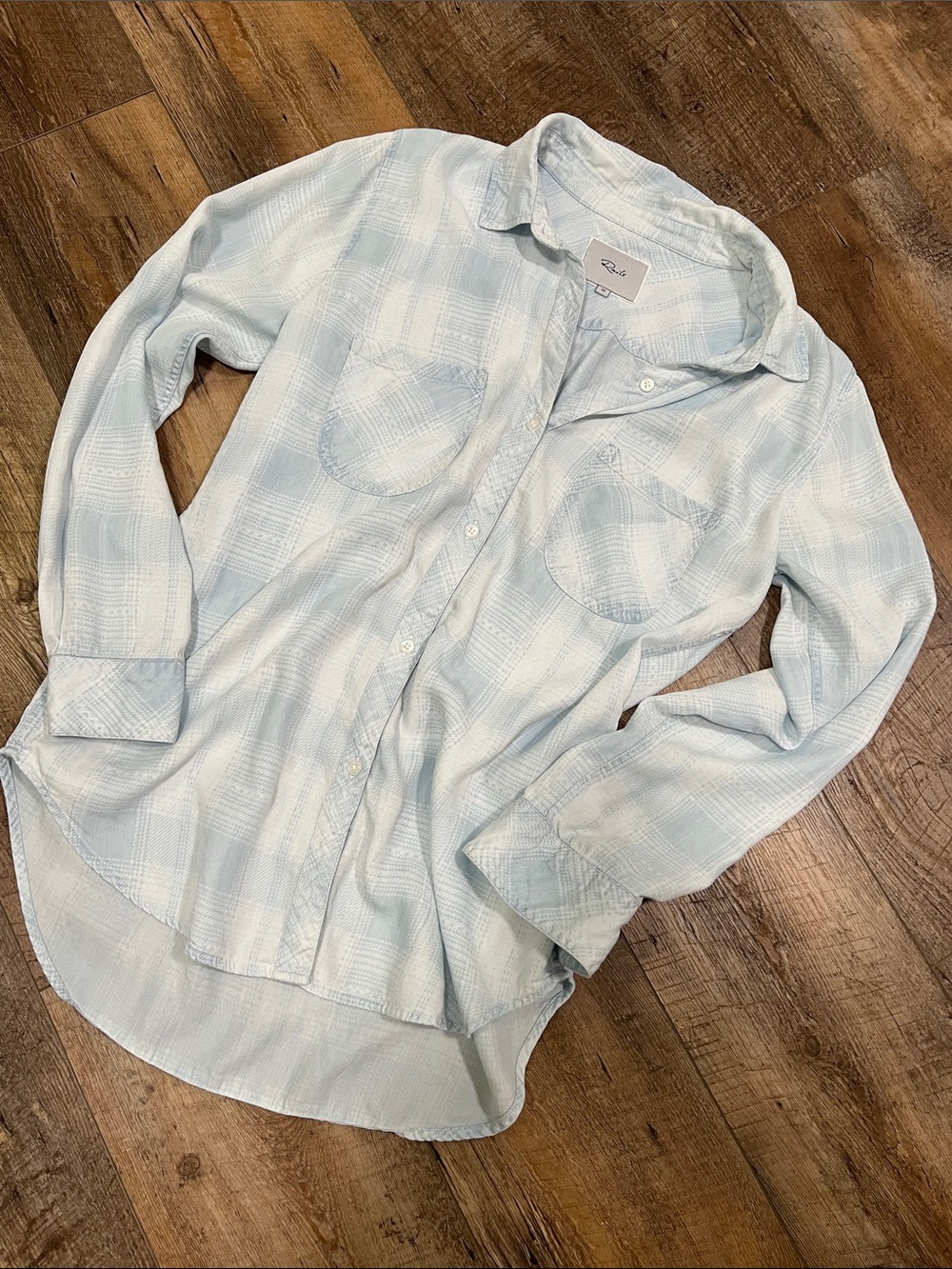 Rails Carter Melange Plaid Button-Down Shirt